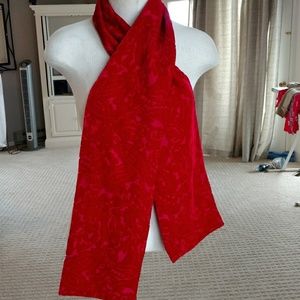 **SOLD** Red velvet scarf